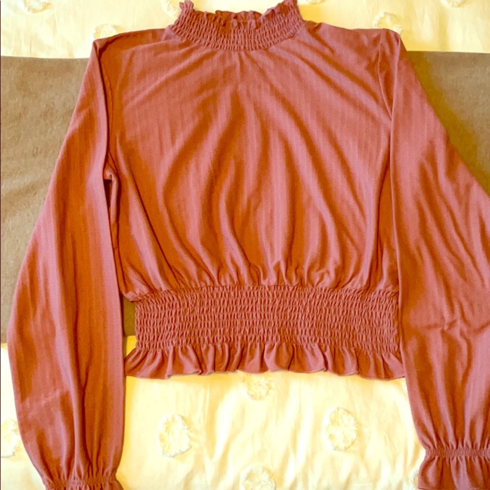 Rose Cropped Blouse